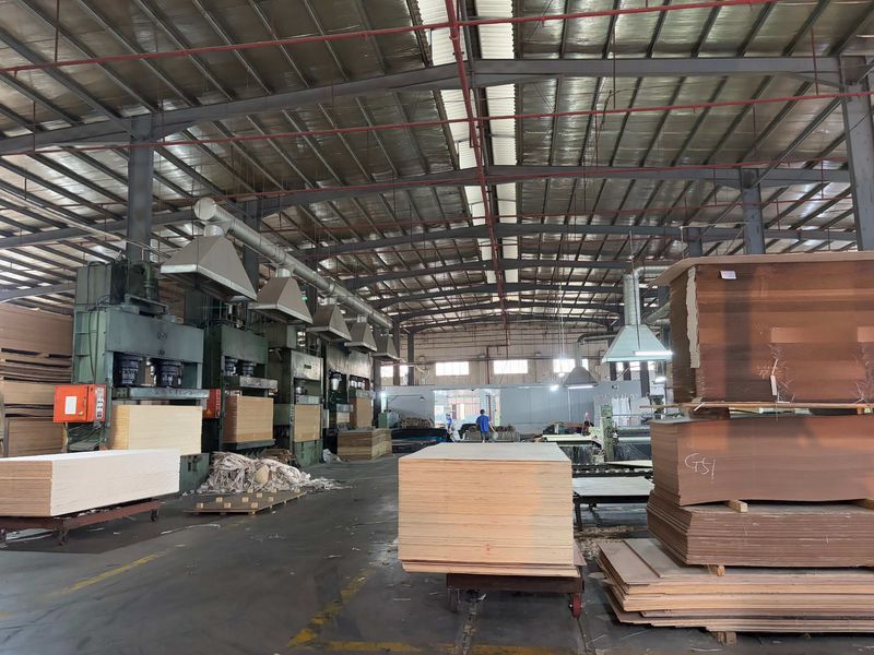 Dongguan Lingfeng Wood Industry Co., Ltd. linea di produzione del fabbricante