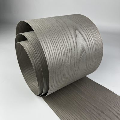 Impiallacciatura di legno grigio riciclato resistente al calore, fogli di impiallacciatura colorati multiuso