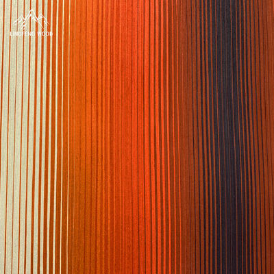 Impiallacciatura tecnica con retro grezzo e spessore 0,4 mm in colore Neon Sunset